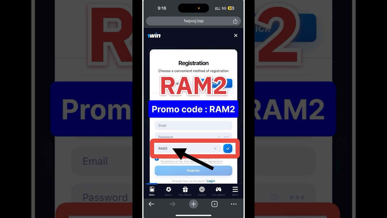 1win promo code for bonus hindi