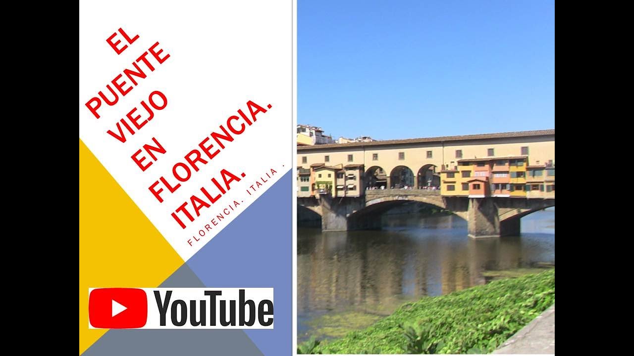 EL PUENTE VIEJO EN FLORENCIA. Italia.
