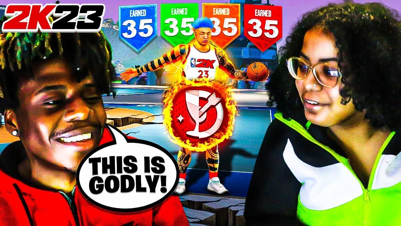 My Girlfriend made my Build and it was actually good!😳 NBA 2K23