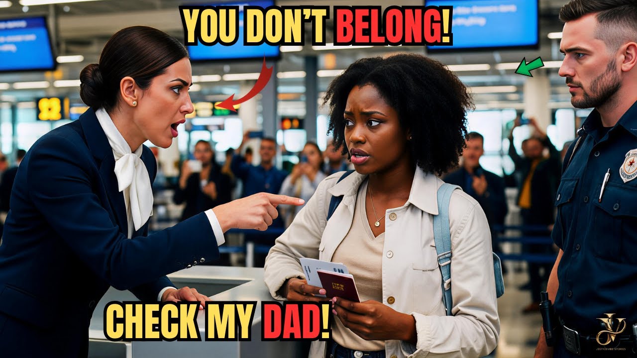🔥 Racist Flight Attendant Denies Black Woman First Class — Then Learns Who Her Father Is.