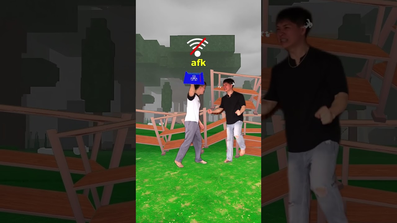 Как я справляюсь с гриферством за 99 ночей😂#99ночейвлесу #99ночей #roblox #vuacuaroblox