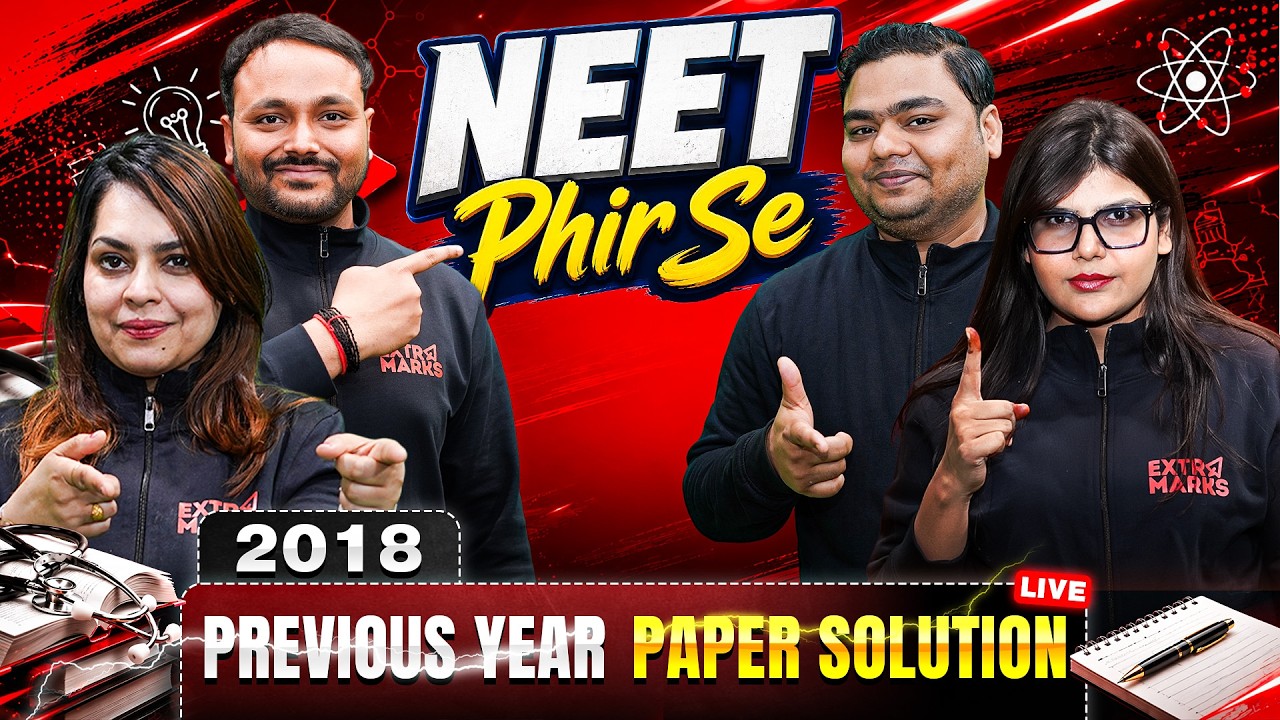 NEET 2018 Complete Question Paper Solution | NEET Phir Se | Physics, Chem, Bio Re-Exam Preparation