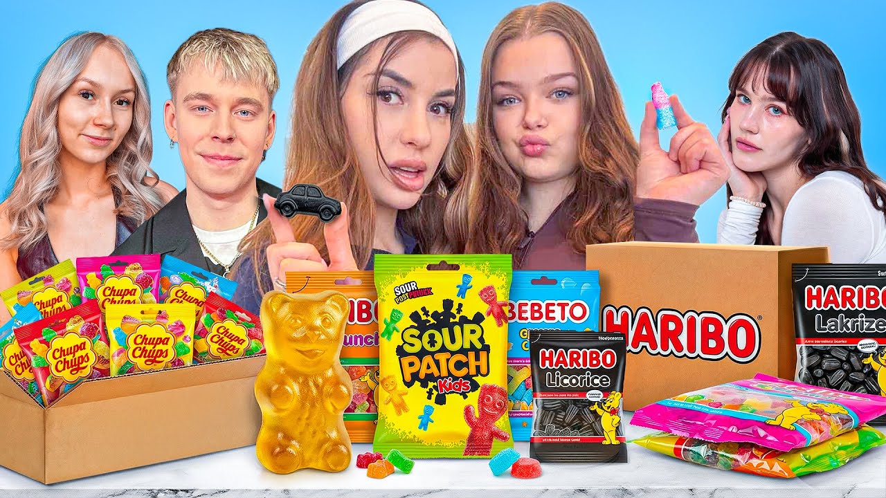 TESTATTIIN TUBETTAJIEN LEMPIKARKIT 😋🍬 *kuka edes syö näitä??*