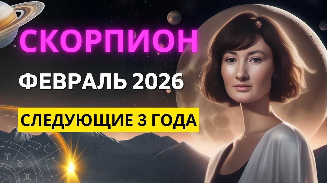 СКОРПИОН ♏: февраль 2026 - СТАВИТ ПЕРЕД ФУНДАМЕНТАЛЬНЫМИ ВОПРОСАМИ ЖИЗНИ | ПРОГНОЗ на ФЕВРАЛЬ 2026