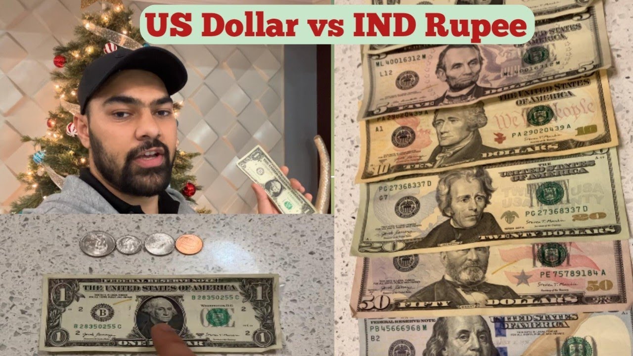 US Dollar vs IND Rupee | Yeh hai America ki Currency | Guide To US Currency and Coins | Hindi |