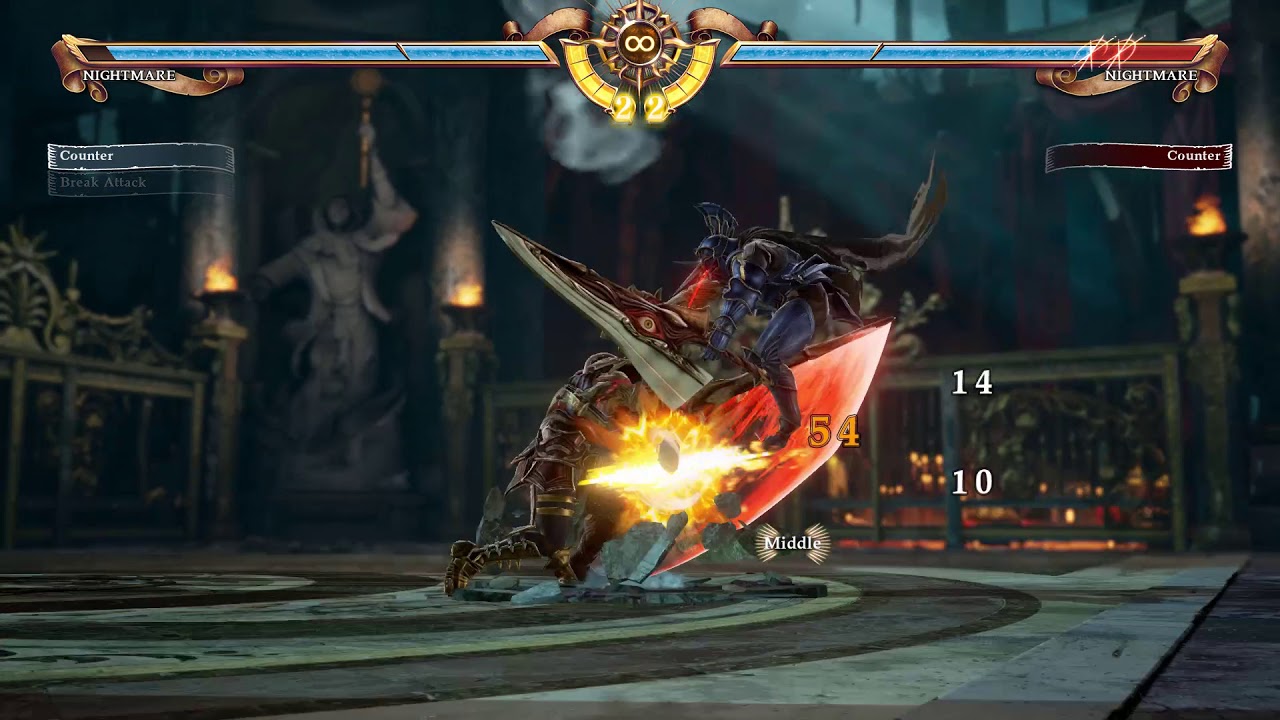 SOULCALIBUR&trade; Ⅵ -  Nightmare 66B Trade Hit Combos
