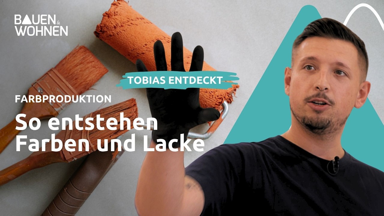 Tobias entdeckt: so entstehen Farben f&uuml;r Zuhause - Farbproduktion I BAUEN & WOHNEN
