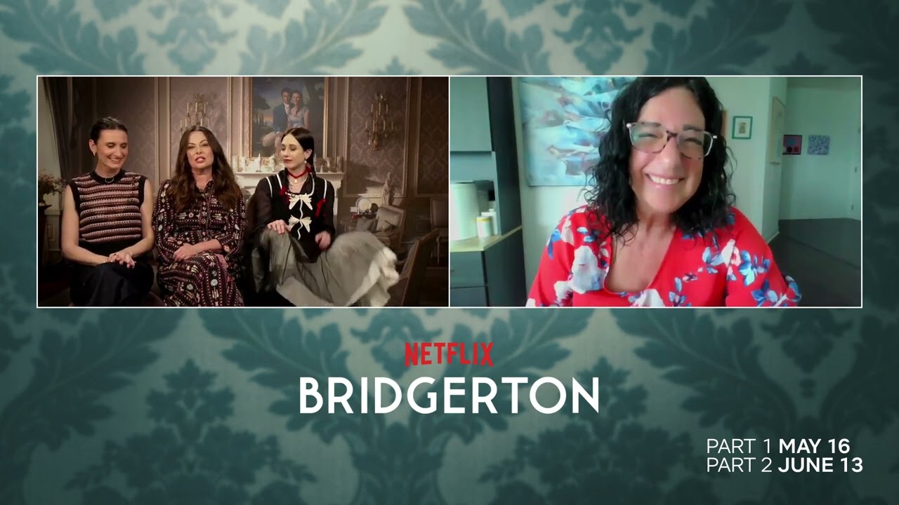 BRIDGERTON - SEASON 3 - HARRIET CAINS, BESSIE CARTER & POLLY WALKER INTERVIEW (2024)