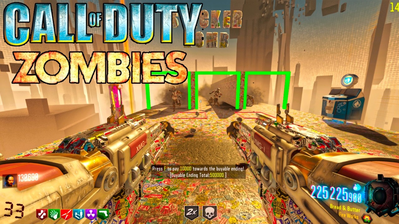 The STICKER BOMB BO3 Custom Zombie Map (Black Ops 3)