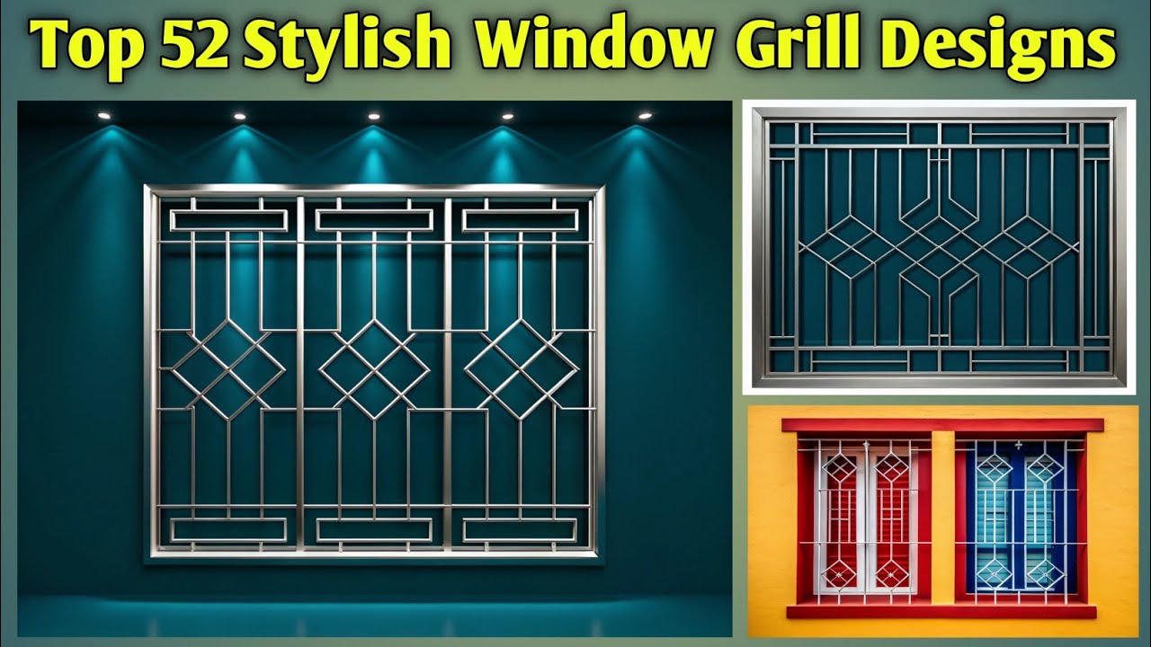 latest grill design for Windows | Top 52 Grill Designs photos | Stylish Window Grill Designs 