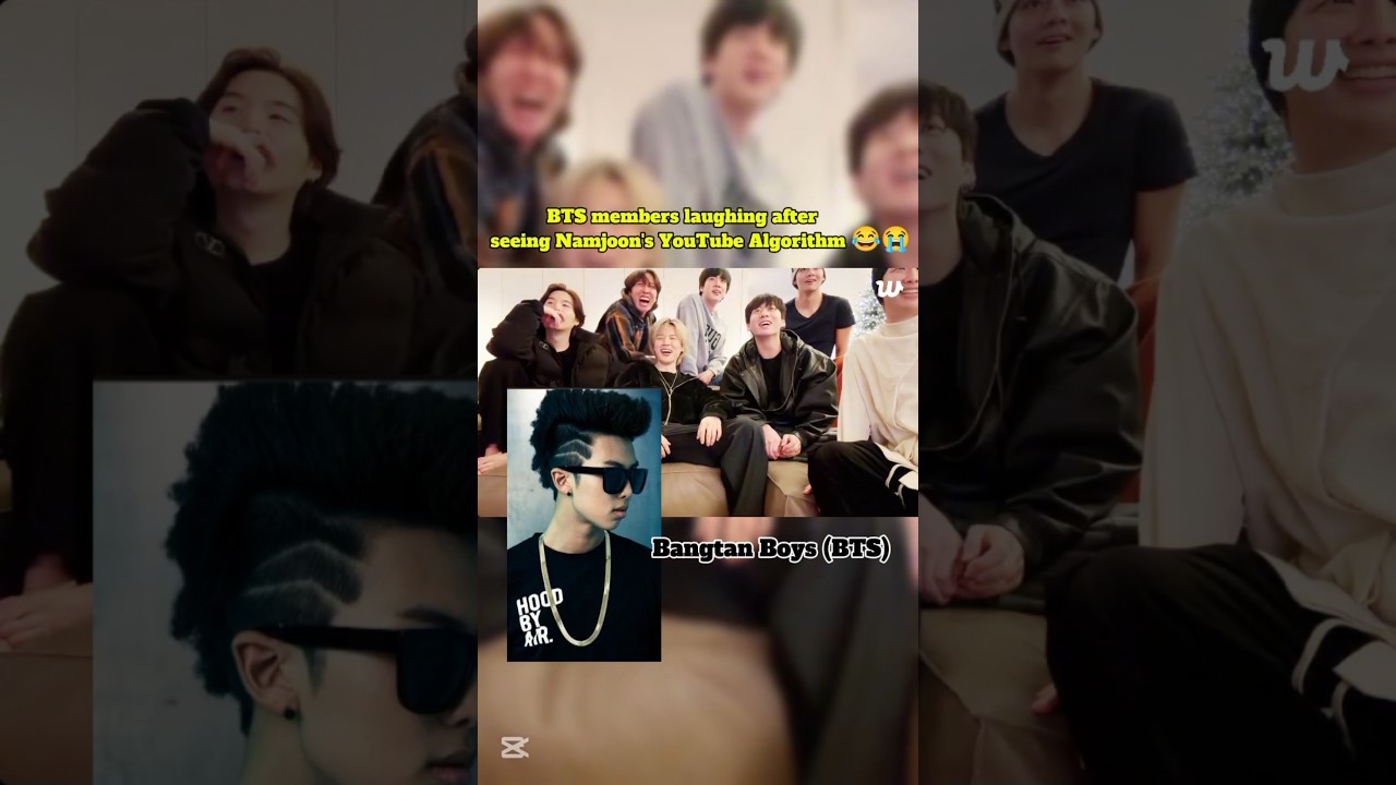 Members laughing after seeing Namjoon's YouTube Algorithm 😂🤧🤣