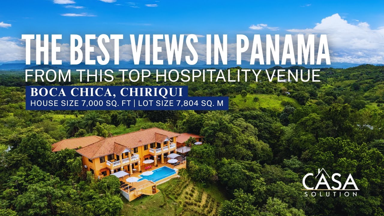 EXTRAORDINARY HOTEL FOR SALE IN FABULOUS BOCA CHICA, PANAMA DESIGNED TO BE 2 RESIDENCES + GUESTHOUSE