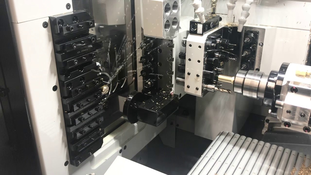 The Beast From The East! SWISTEK SV26-Y2 swiss type cnc lathe