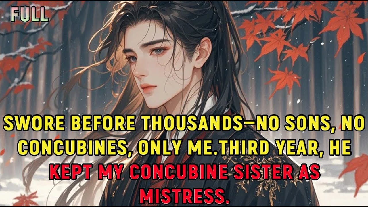 Swore before thousands—no sons, no concubines, only me.Third year, he kept my concubine...