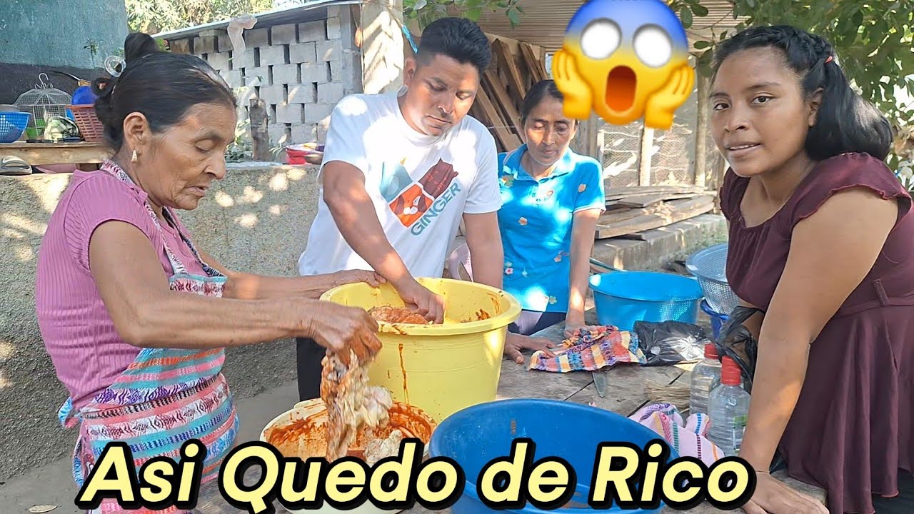 🔴Doña Telma les Muestra Como Quedo El Pollo adobado😊Elenita queda Sorprendida