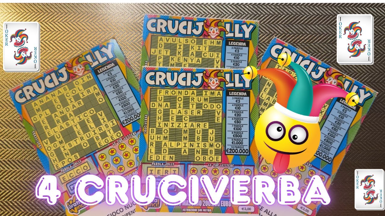 💥CRUCIJOLLY IL VIDEO SECRETO DI QUESTA SETTIMANA 🃏💥#grattaevinci#grattaevincioggi