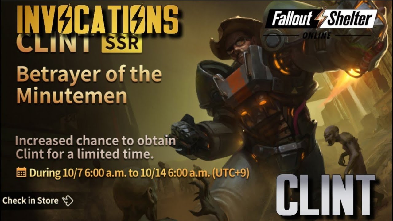Fallout Shelter Online. Clint!