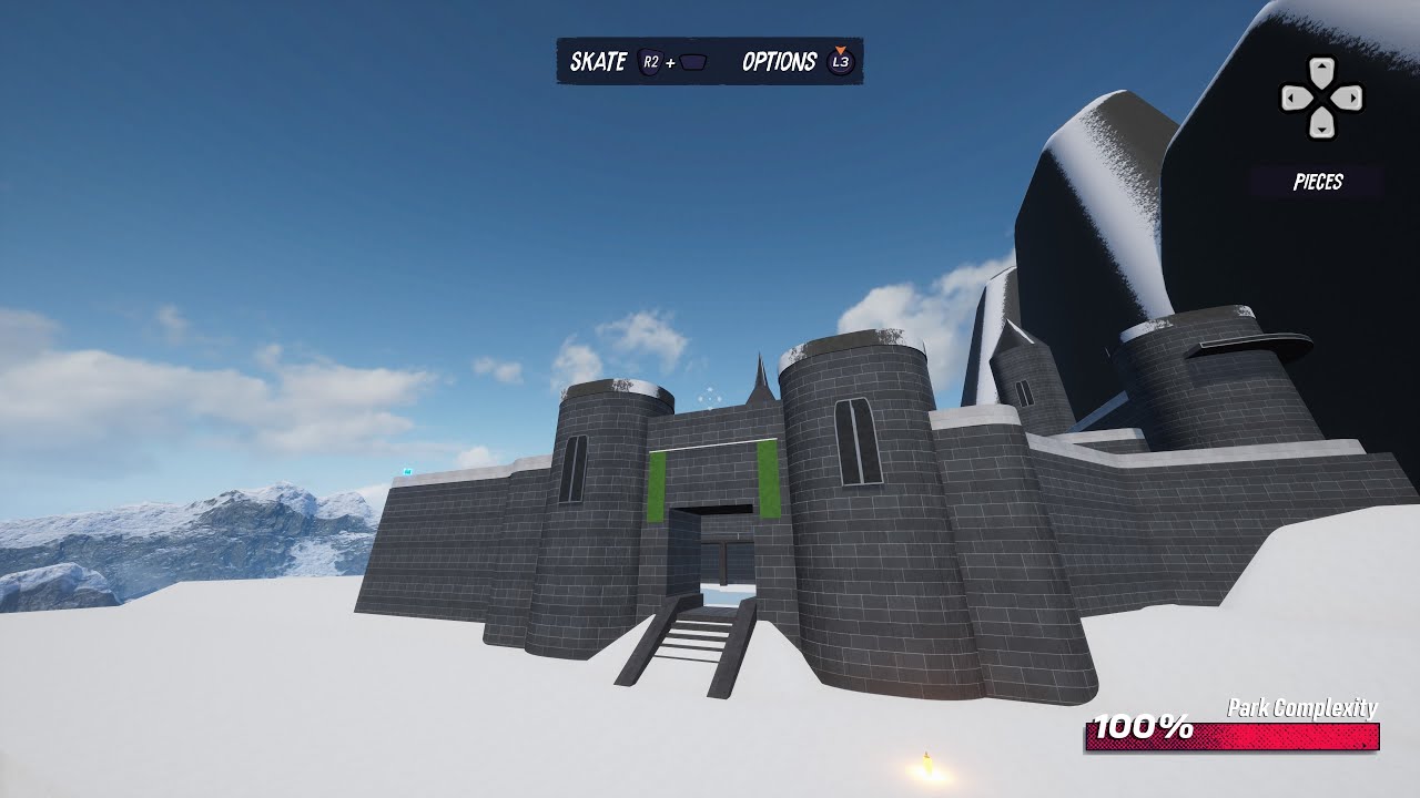 Elden Ring "Castle Sol" in Tony Hawk's Pro Skater 3 + 4 (Create-A-Park)