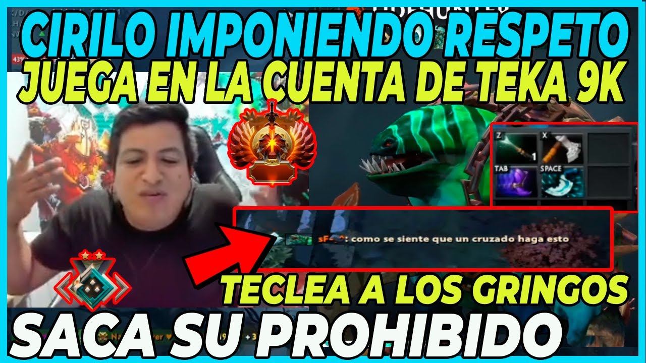 🤣EPICO BAJE DE PEPA🤣CIRILO JUEGA EN LA CUENTA DE KINGTEKA EN MEDALLA INMORTAL | SACA SU PROHIBIDO