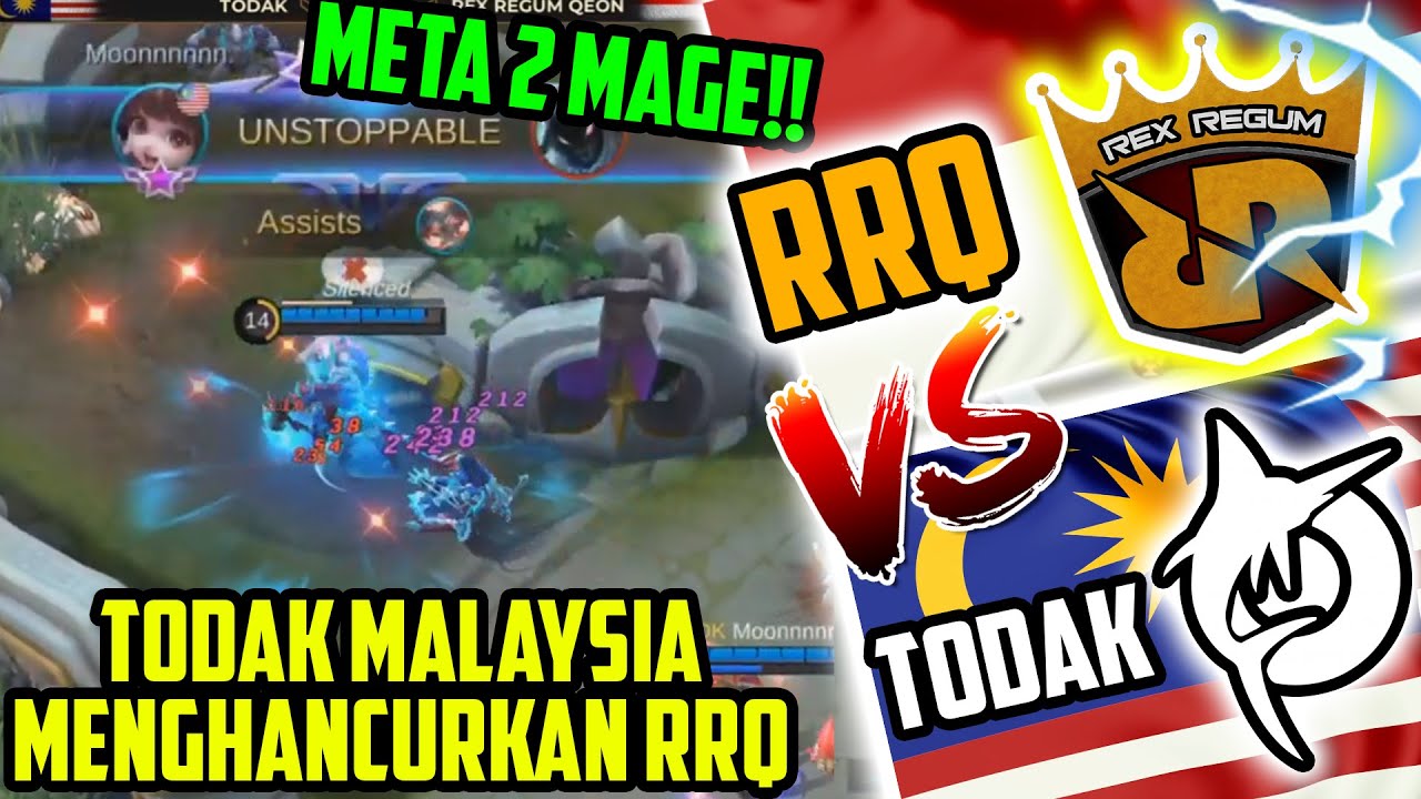 META 2 MAGE MALAYSIA MENGHANCURKAN RRQ!! RRQ VS TODAK Match 3 M1 WORLD CHAMPIONSHIP (Lower bracket)