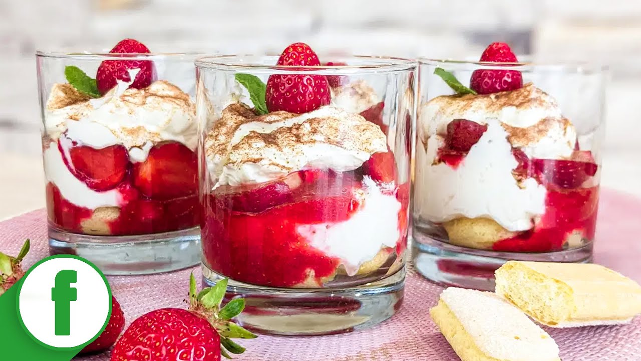 Wie du spontan ein fruchtiges Erdbeer-Tiramisu mit Mascarpone f&uuml;r den Sommer zubereitest!