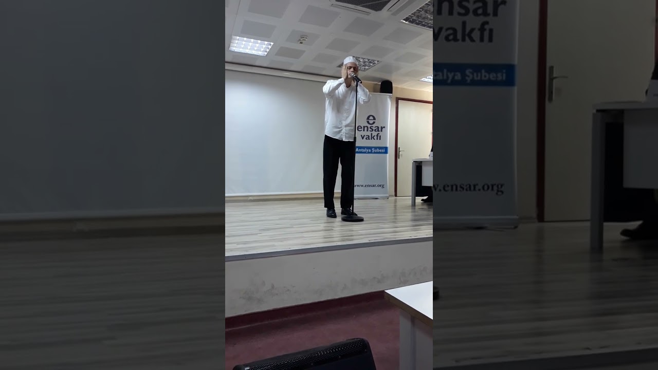 Antalya Genç Bilaller Ezan Okuma Yarışması 1.si Hafız Osman POLAT