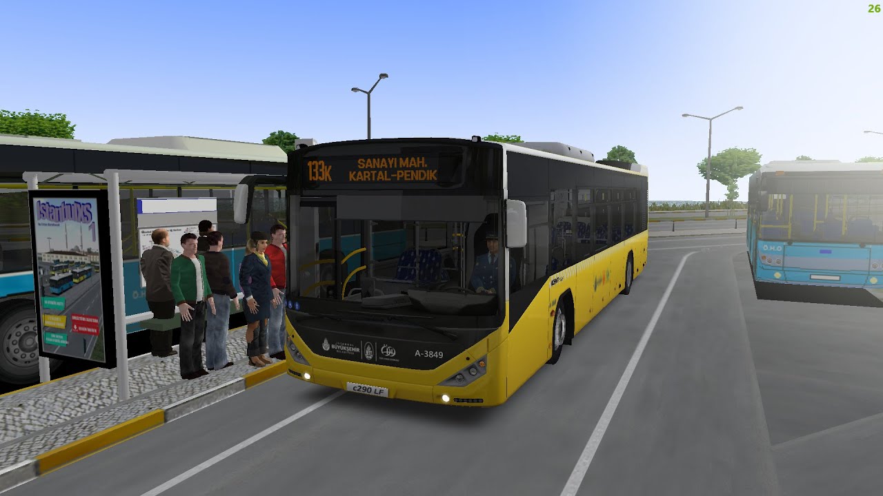 Yorucu Akşam Seferi - Üstün Yapay Zeka - Yeni Araç Otokar Kent - İstanbul XS2