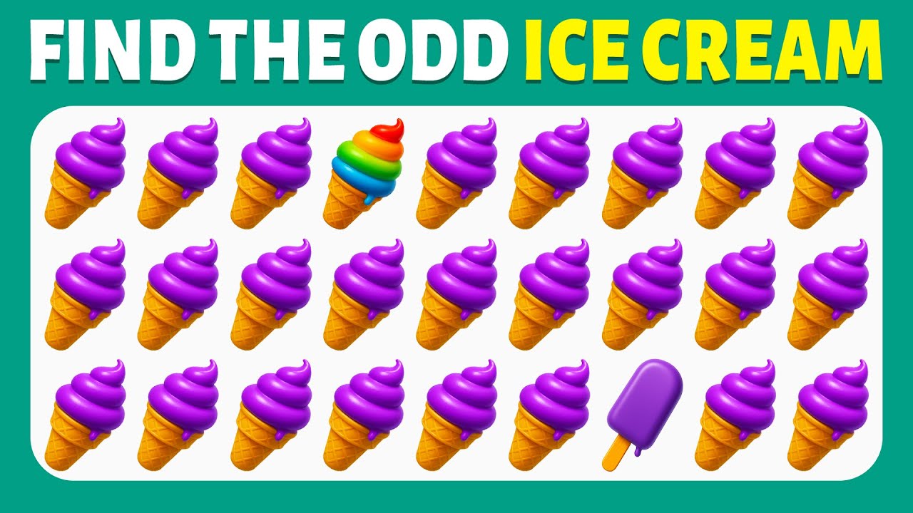 Find the ODD One Out - Summer Edition ☀️🏖🍉| 40 Levels | Easy, Medium, Hard | Cow Quiz