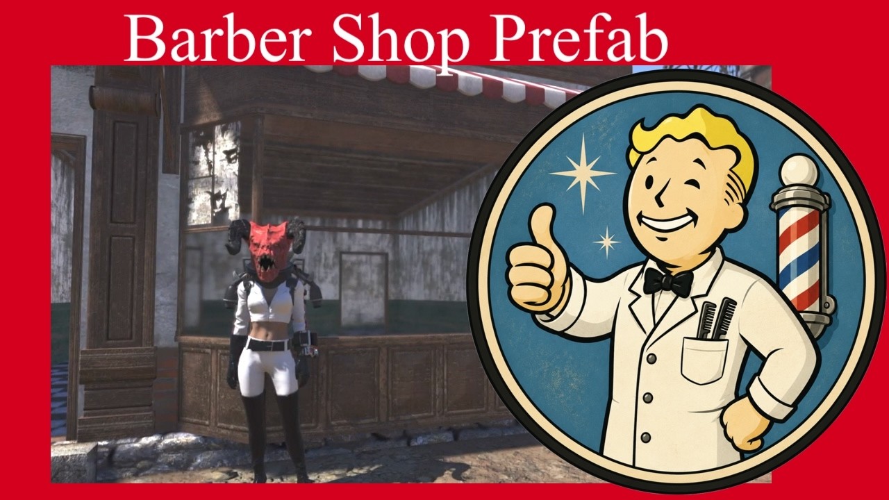 Barber Shop Prefab Tour & Review Fallout 76 Guide 08/18/26 Atomic Shop FO76 walkthrough