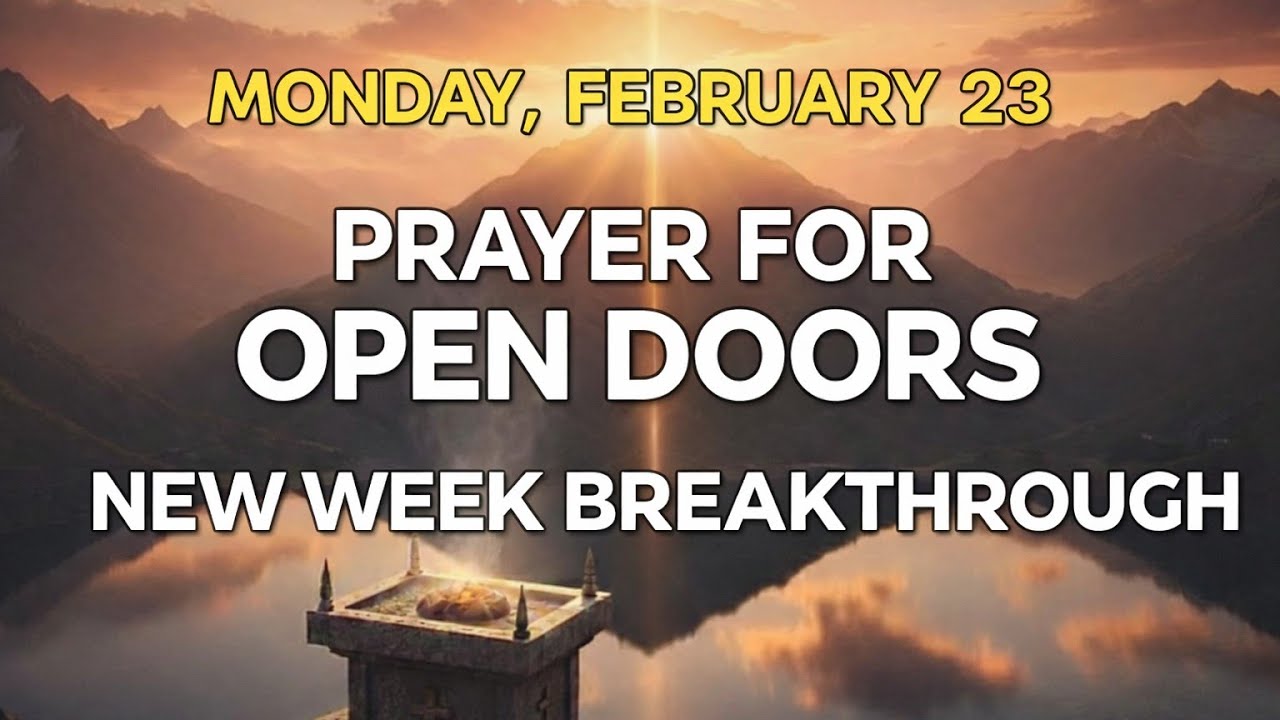 February 23: Do Not Ignore This Prayer—God Is About To Change Your Life! AMEN.