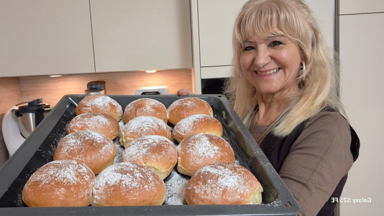 Karnevals Hit Berliner & selbstgemachter Vanillecreme / Perfekt für die Party Thermomix® TM5/TM6 TM7