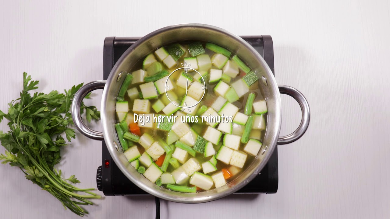 Mam&aacute; Coneja - Receta consom&eacute; con verduras