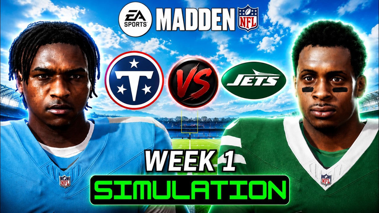 TITANS против JETS | НЕДЕЛЯ 1 | ПРОГНОЗ СИМУЛЯЦИИ MADDEN