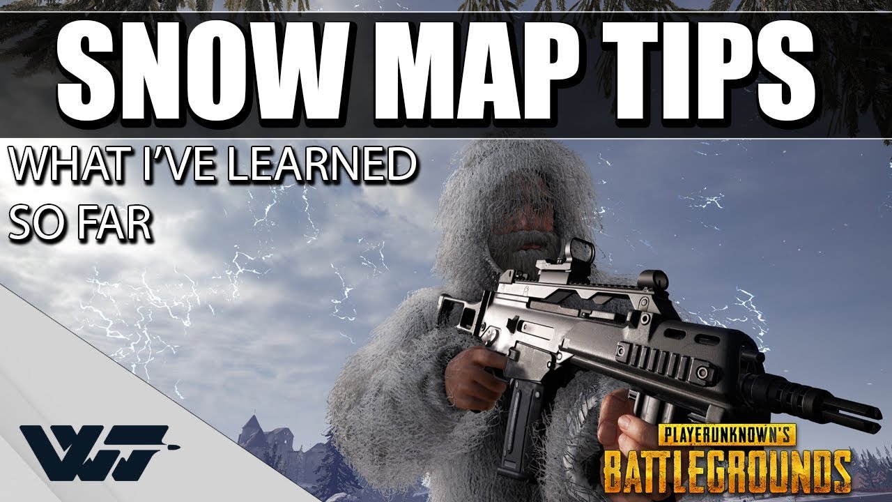 SNOW MAP TIPS (Vikendi) - What I've learned so far (some of it) -PUBG