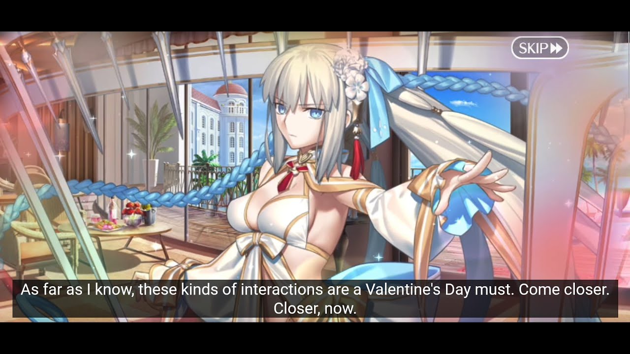 【Fate/Grand Order】Aesc/Summer Morgan Voiced Valentine Scene【English Subbed】