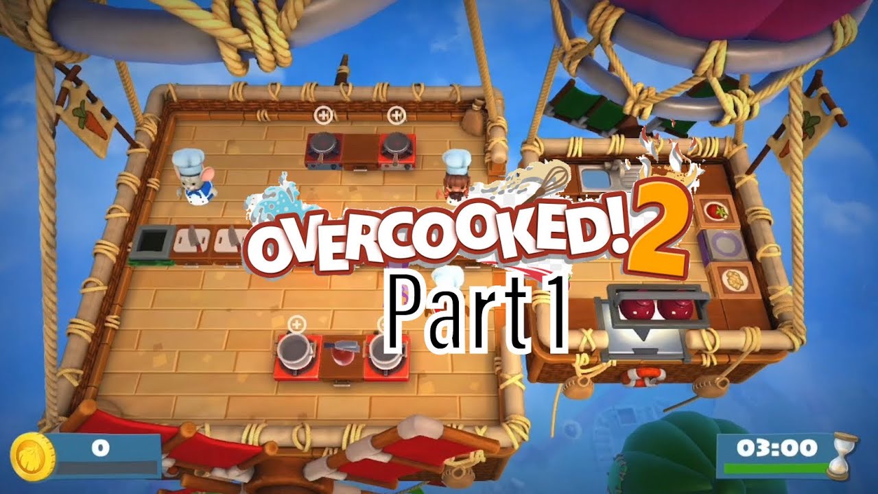 Overcooked 2 Campaign Part 1 | 3 players (Tagalog)