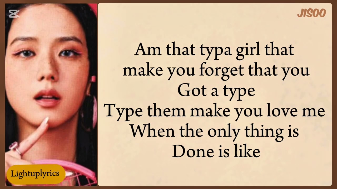 Typa girl lyrics