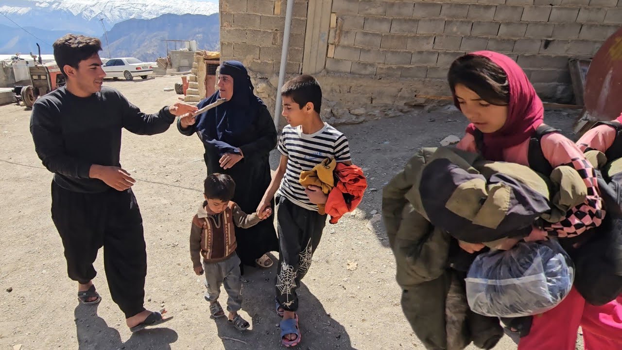 The cruel and seditious grandmother's expulsion of Reza, Fatima, and Abbas from the house