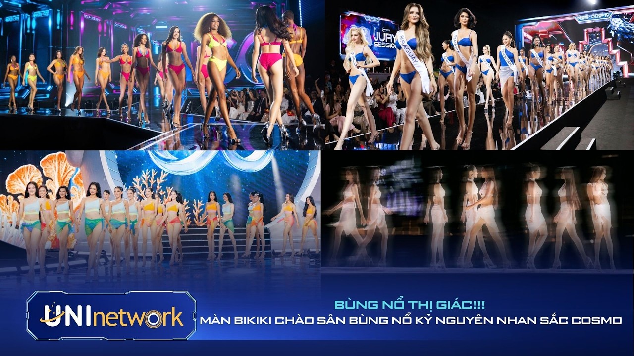 CỰC ĐÃ MẮT!! Màn Bikini Chào Sân Đỉnh Cao Của Kỷ Nguyên Nhan Sắc Cosmo