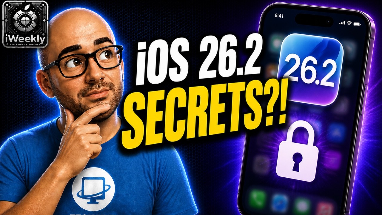 iWeekly 35 &ndash; Секреты iOS 26.2, выпуски бета-версий ОС и будущее умного дома от Apple!