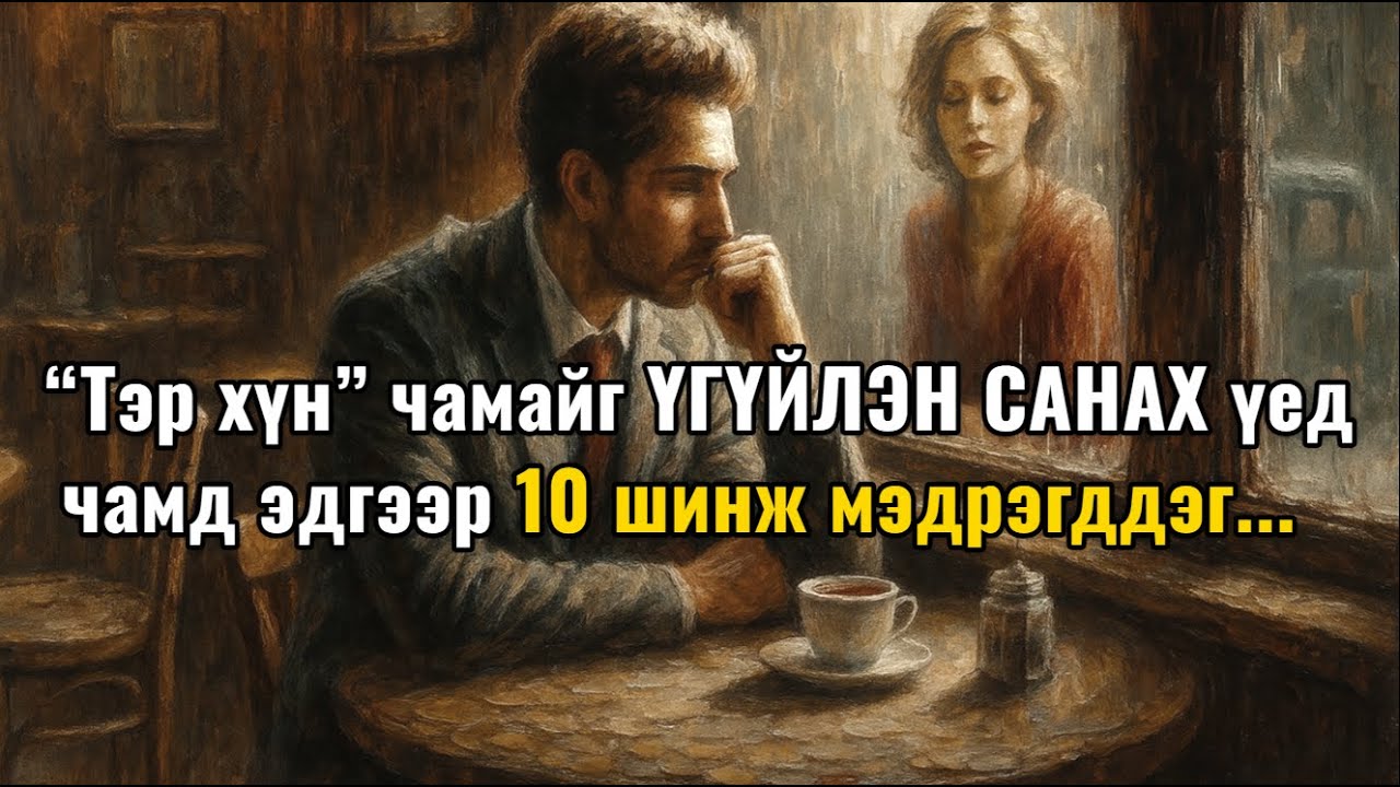 “ТЭР ХҮН” ЧАМАЙГ ҮГҮЙЛЖ САНАХ ҮЕД ЭДГЭЭР 10 ШИНЖ ЧАМД МЭДРЭГДДЭГ...