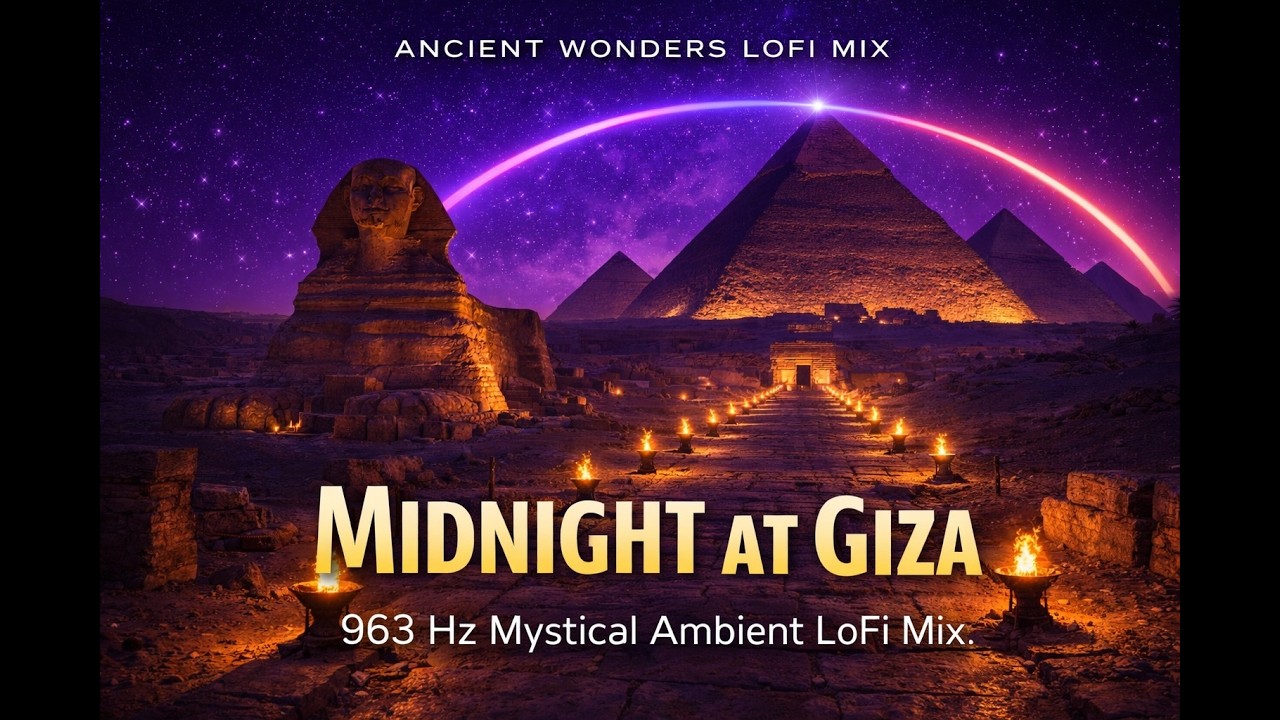 Midnight at Giza | 963 Hz Mystical Ambient LoFi Mix