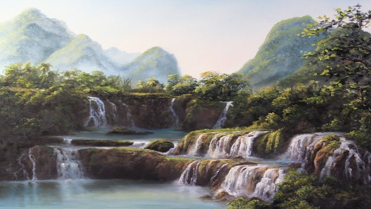 Ban Gioc Waterfall - Paint with Kevin®