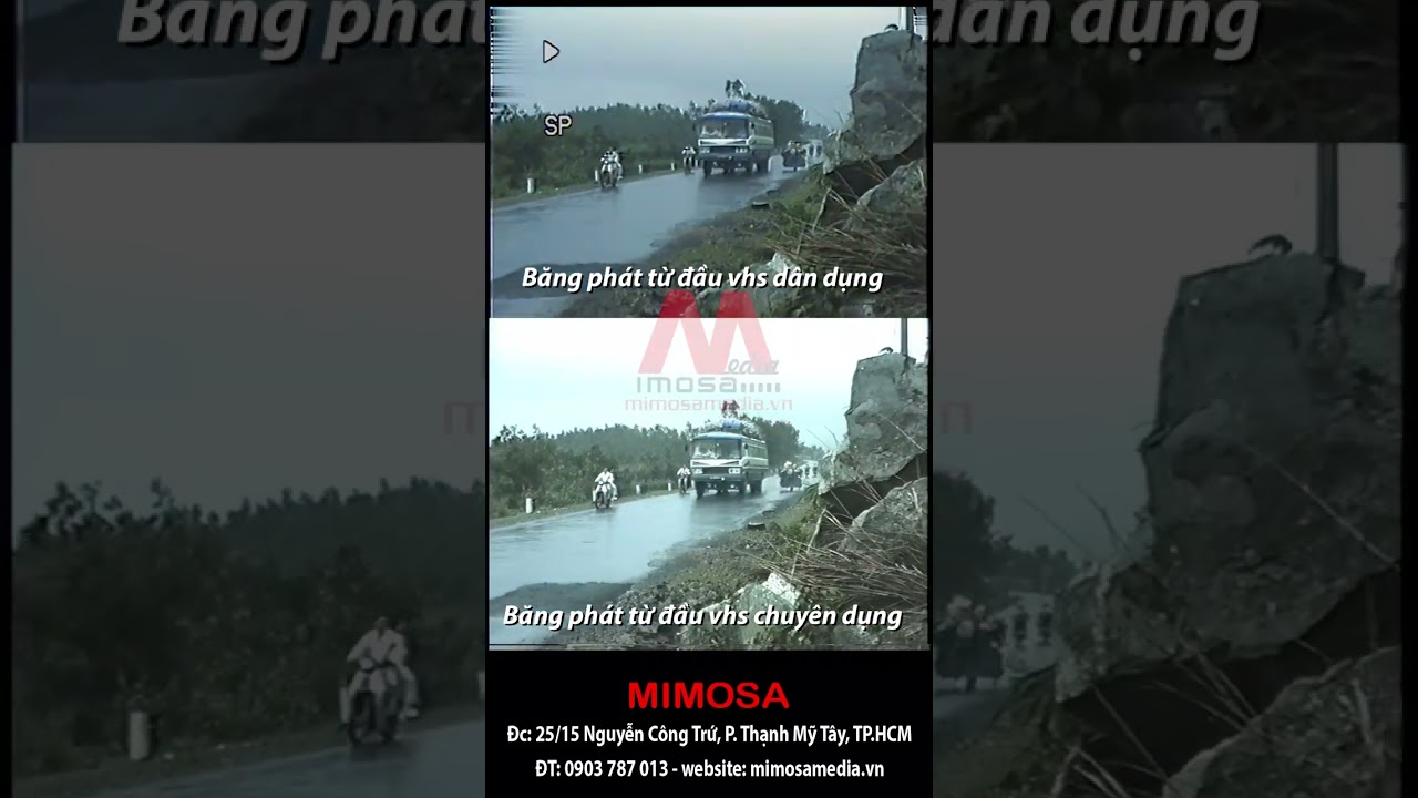 Xử lý băng video mốc, răng cưa