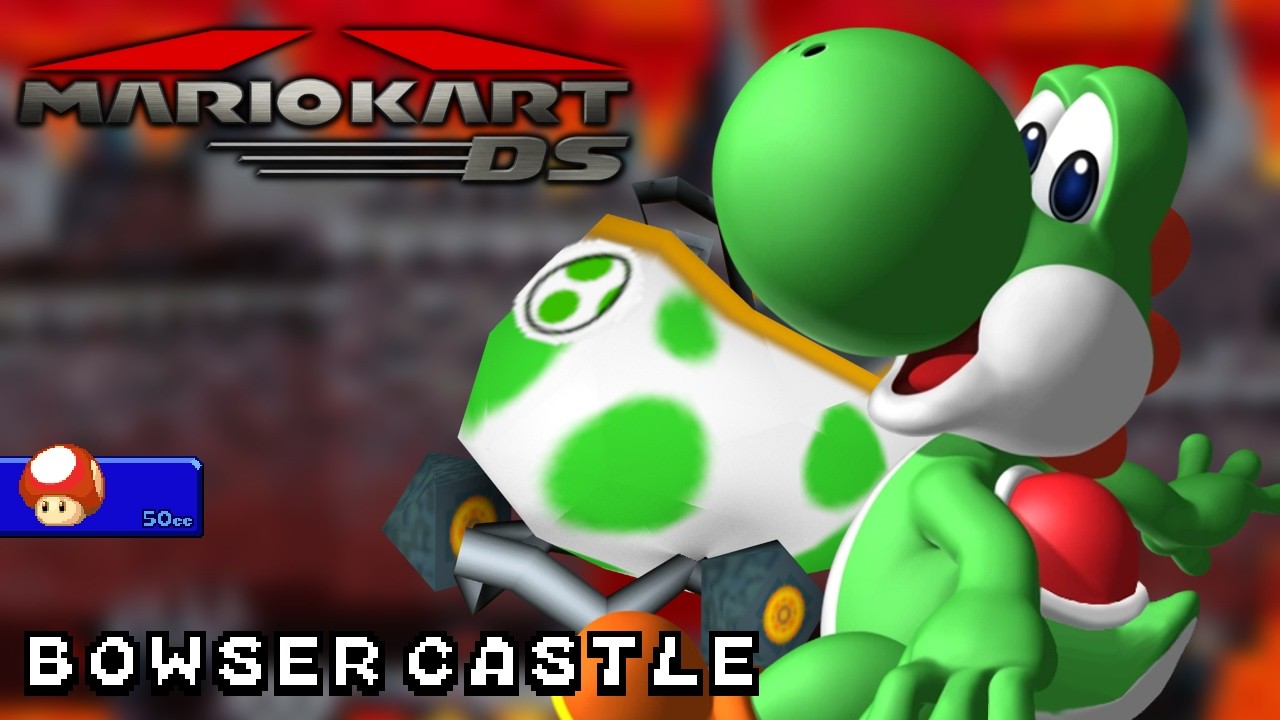 Mario Kart DS - 50cc - Yoshi - Egg 1 - Bowser Castle | Ep. 3759