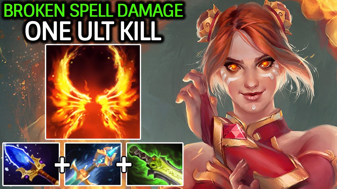 Lina Magical – Shows Its Crazy Power Scepter One ULT Kill Dota 2