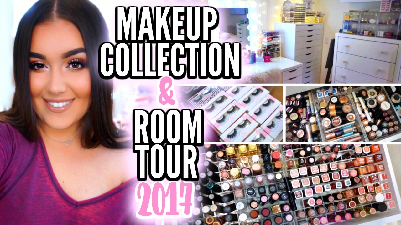 MAKEUP COLLECTION & STORAGE 2017 | Beauty Room Tour ♡ Deanna Borocz
