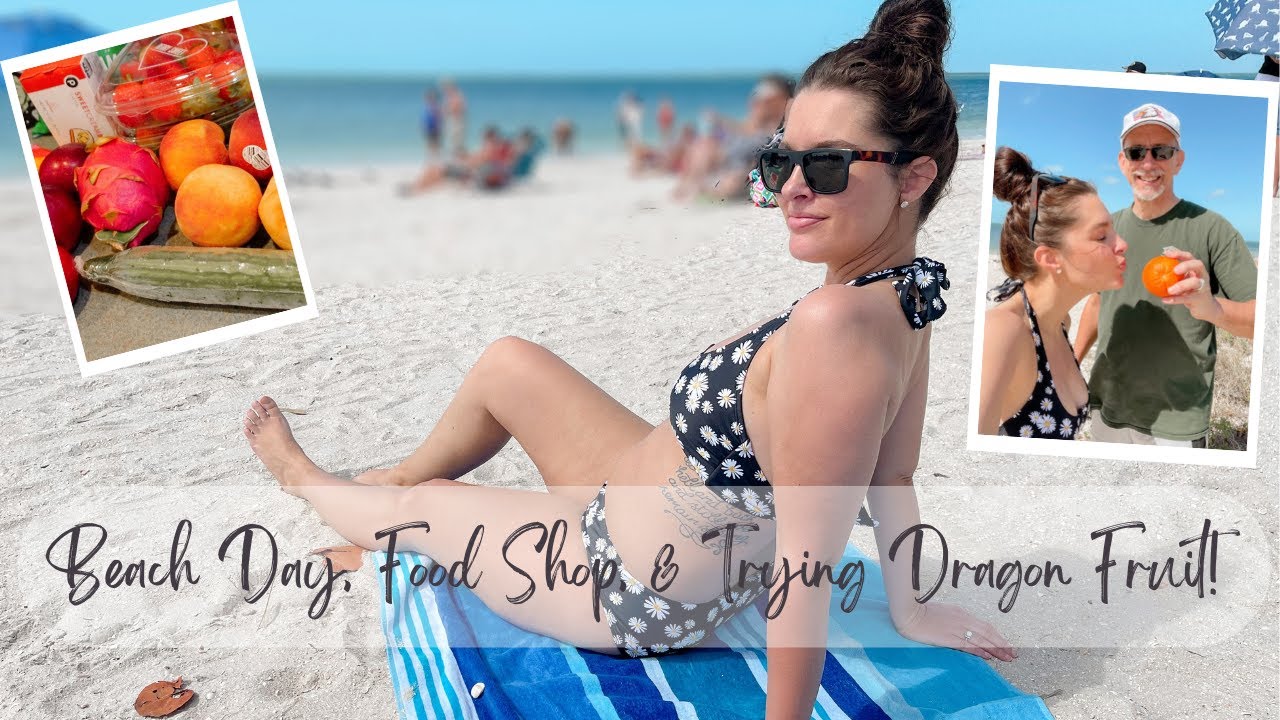 Day In The Life | Beach Day, food Shop, & Trying Dragon Fruit!