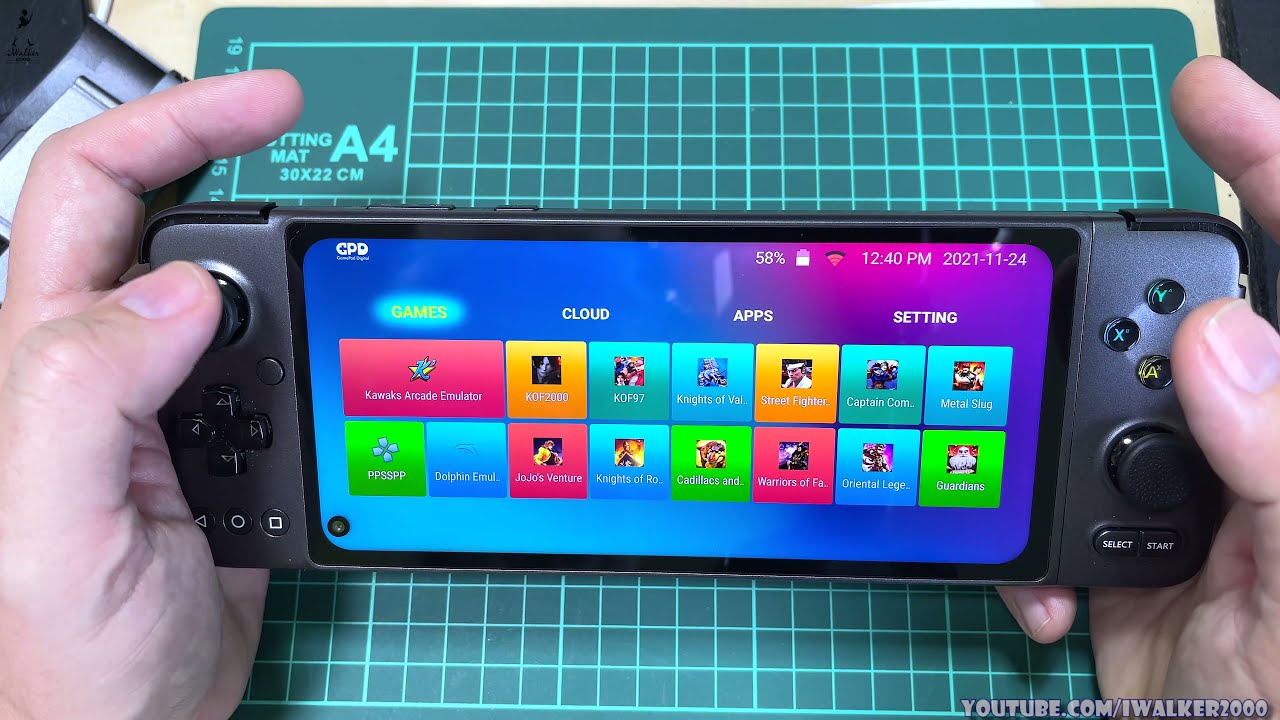 Гаджеты:GPD XP - распаковка и обзор лучшей мобильной 4G игровой консоли Android и сменным геймпадом