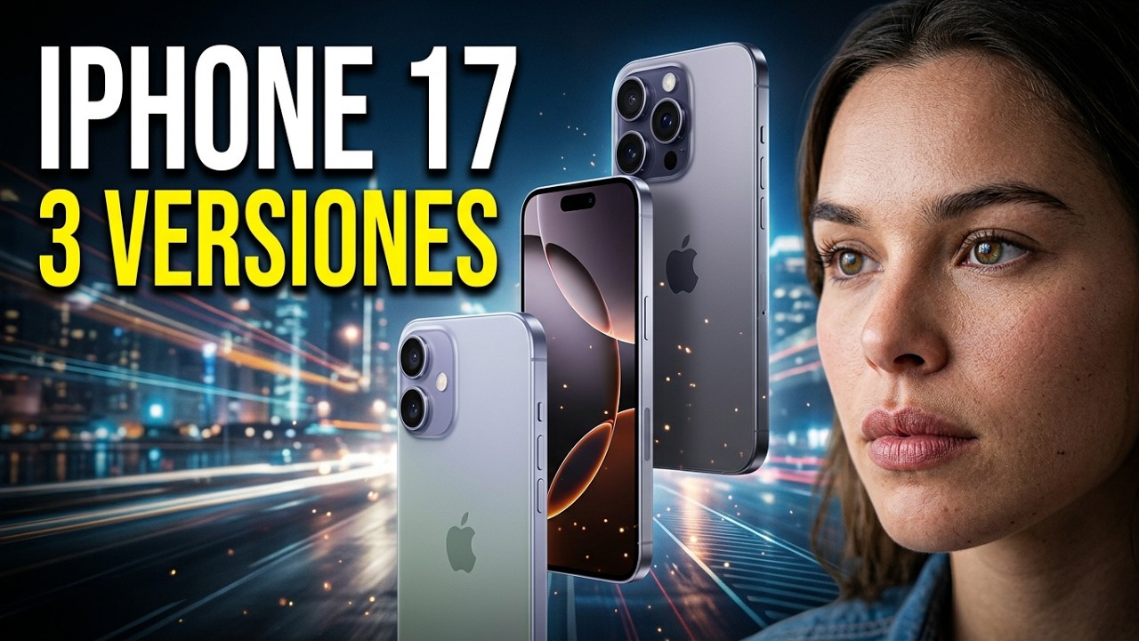 “iPhone 17: Tres versiones. ¿Cuál revela tu manera de sentir, crear y conectar?”